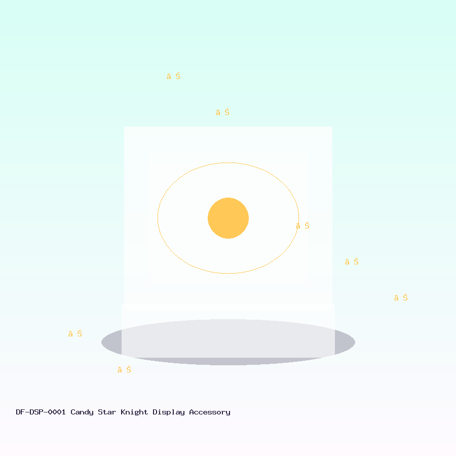 candy star knight display accessory display accessory demo product image