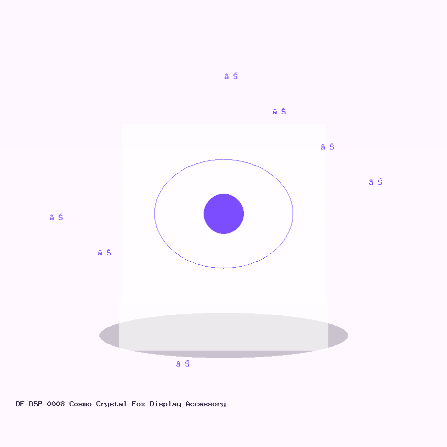 cosmo crystal fox display accessory display accessory demo product image