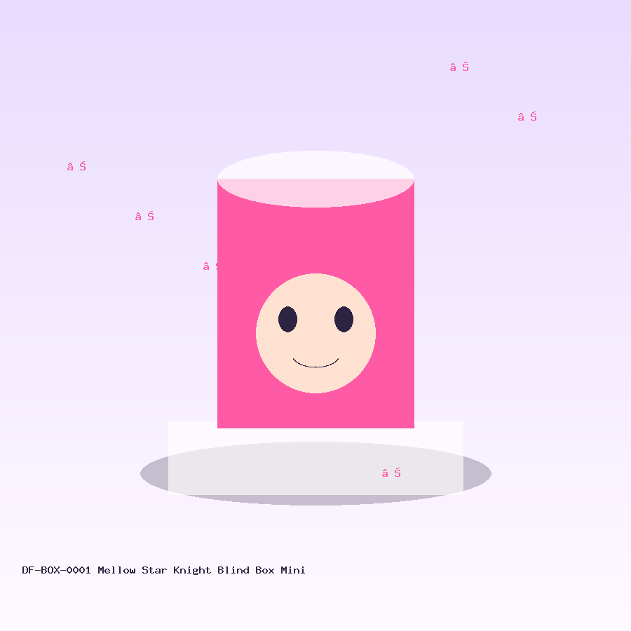 mellow star knight blind box mini blind box mini demo product image