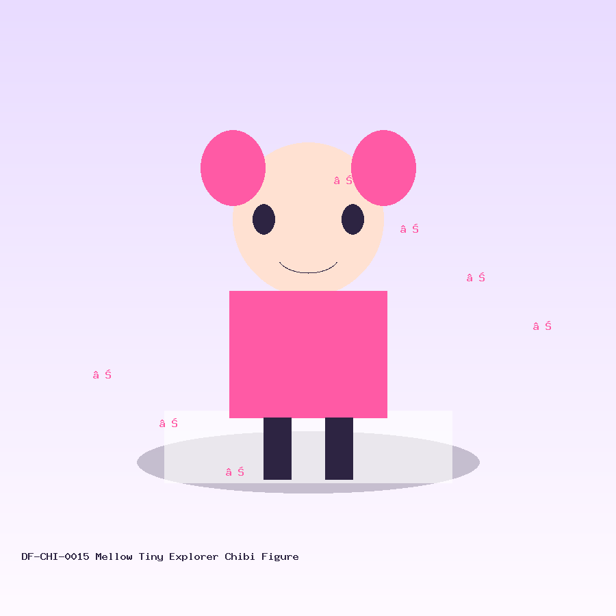 mellow tiny explorer chibi figure chibi figure demo product image