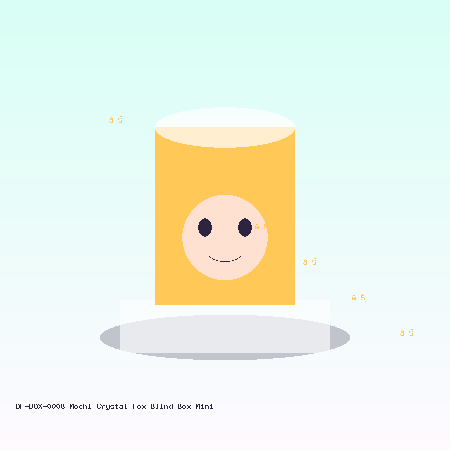 mochi crystal fox blind box mini blind box mini demo product image
