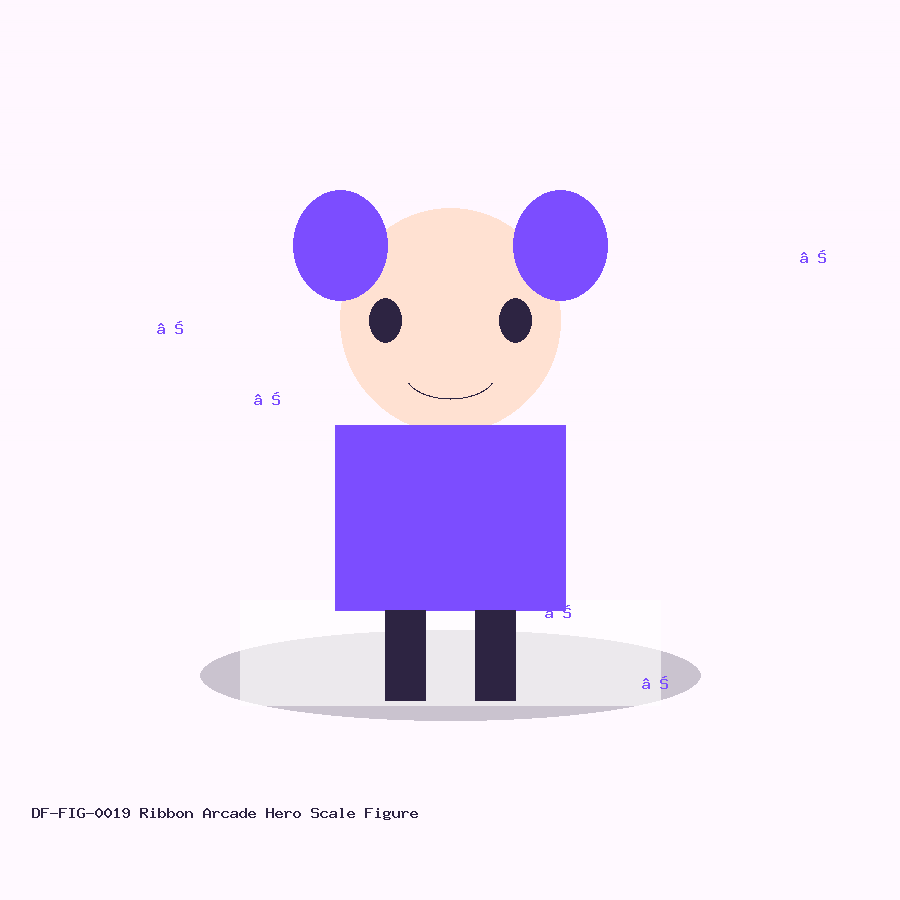 ribbon arcade hero scale figure scale figure demo product image